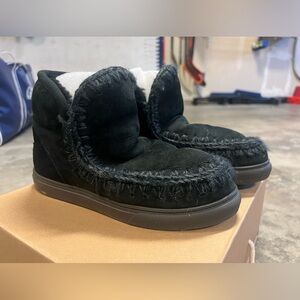 Mou Woman Mini Black Eskimo Boots